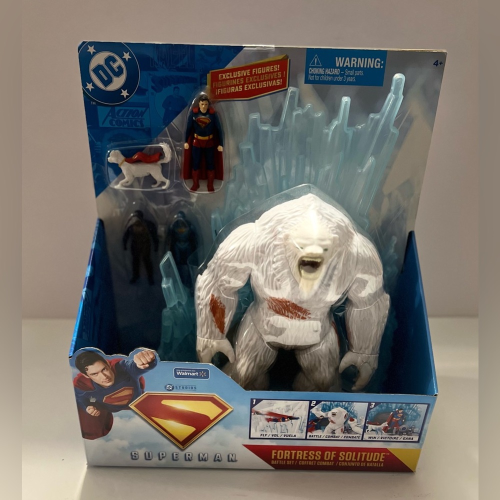 Dc Superman fortress of solitude battle set new Walmart exclusive